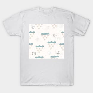 Clouds Pattern T-Shirt